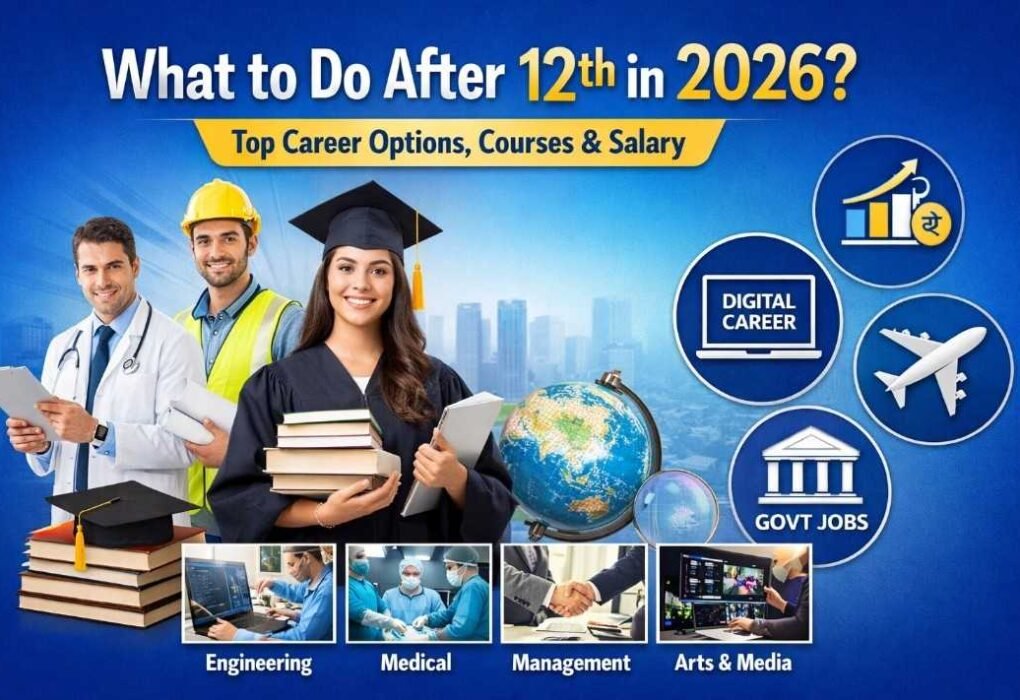 12वीं के बाद सबसे अच्छे करियर विकल्प 2026: जानिए कौन-सा कोर्स आपके लिए रहेगा बेस्ट