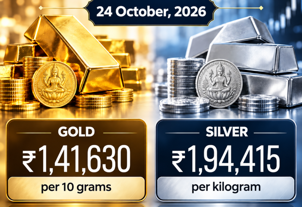 सोना आज ₹1.42 लाख पहुंचा: चांदी 1.94 लाख पहुंची