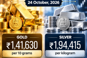 सोना आज ₹1.42 लाख पहुंचा: चांदी 1.94 लाख पहुंची