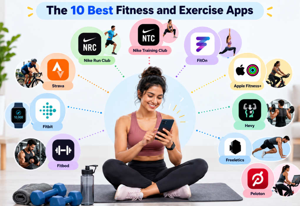 2026 के 10 Best Fitness Apps: Workout, Yoga और Step Counter Apps की पूरी जानकारी